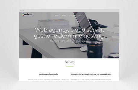 Mediamatica – Sito Web one page custom