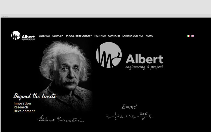 Albert Engineering – tema custom multipagina