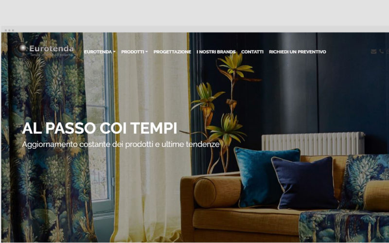 Eurotenda – sito web custom multipagina