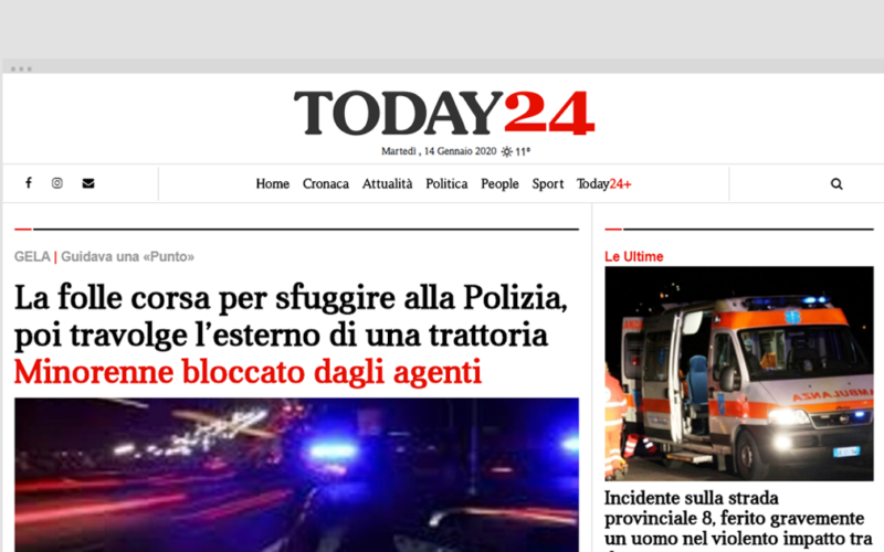Today24 – giornale online – tema custom