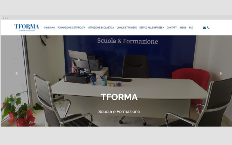 TFORMA Scuola e Formazione tema custom multipage